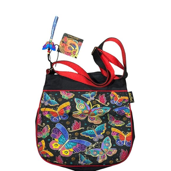 Laurel Burch LB6133 Butterflies Crossbody Bag NWT - Picture 1 of 4